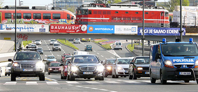 Vehículos particulares y transporte público - Ljubljana, Eslovenia